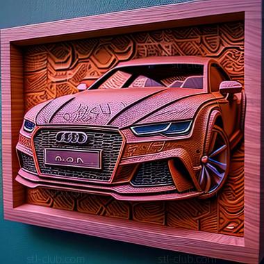 3D мадэль Audi RS7 (STL)